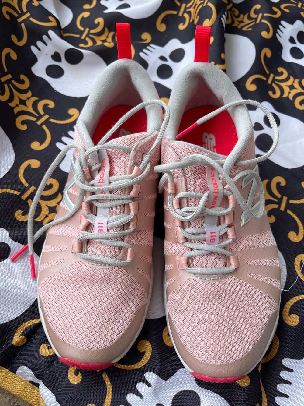 New Balance Pink and Gray Women’s Athletic Sneakers
